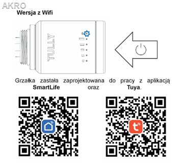 GRZAŁKA do boilera TGB TULLY 1,5kW 6/4" 230V WiFi
